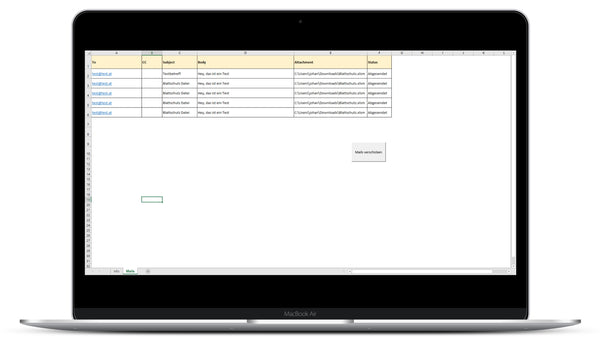 Massenmails mit Outlook verschicken I Excel Vorlage I Excelpedia.