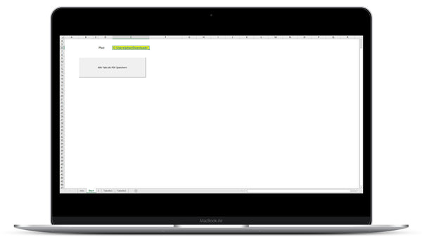 Jedes Excel-Tabellenblatt als PDF abspeichern I Excel Vorlage I Excelpedia.