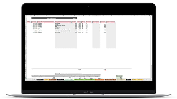 Einnahmen-Ausgaben-Rechner für Selbstständige I Excel Vorlage I Excelpedia.