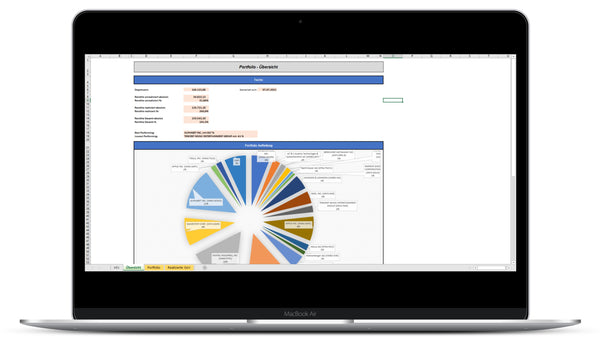 Aktiendepot Vorlage (ohne Office 365) I Excel Vorlage I Excelpedia.