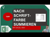 Nach Schriftfarbe summieren