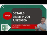 Details einer Pivot-Tabelle mit Excel VBA anzeigen lassen