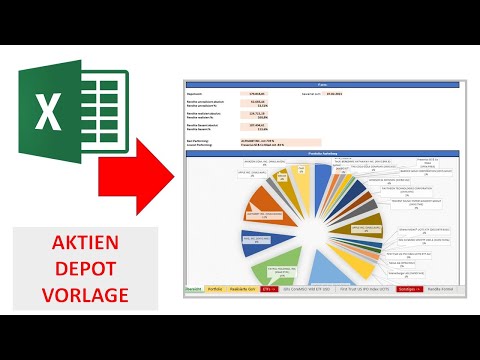 Aktiendepot Vorlage (ohne Office 365)