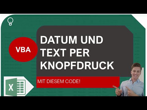 Datum und Text per Makro einfügen