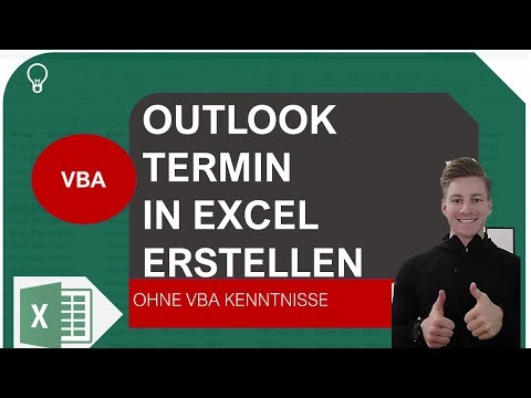 Outlook-Termine in Excel Erstellen