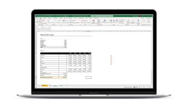 Unternehmensbewertung I Excel Vorlage I Excelpedia.