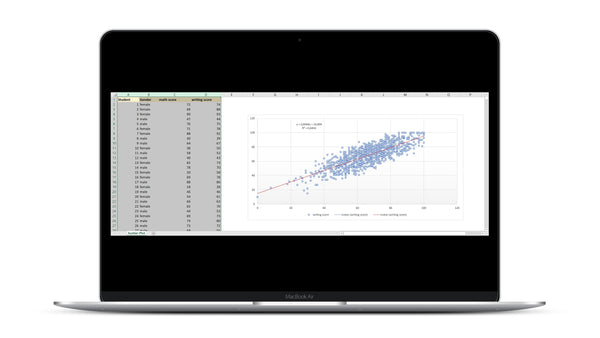 Scatter-Plot I Excel Vorlage I Excelpedia.